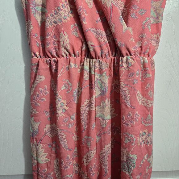 BooHoo Women 6 Paisley Print Wrap Strappy Wide Leg Jumpsuit NWT - Picture 6 of 16